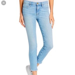 Frame Le skinny de jean crop size 28 strechy